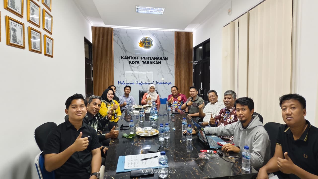Audiensi Bersama Kantor Pertanahan Kota Tarakan dan Polda Kalimantan Utara